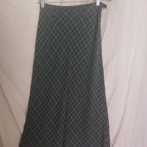 Gap Plaid Maxi Skirt